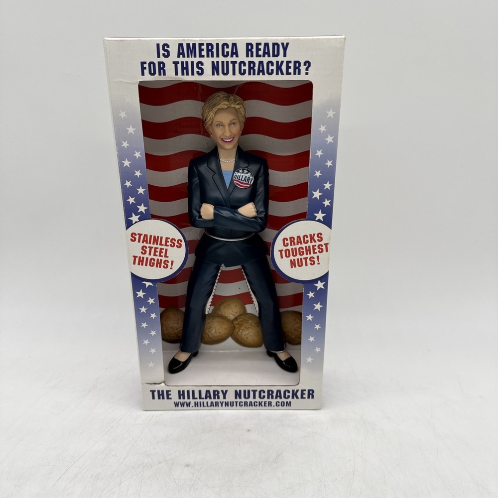 The Hillary (Clinton) Nutcracker Stainless Steel Thighs Cracks Tough Nuts - New